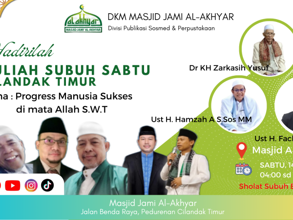 Kuliah Subuh Sabtu Cilandak Timur