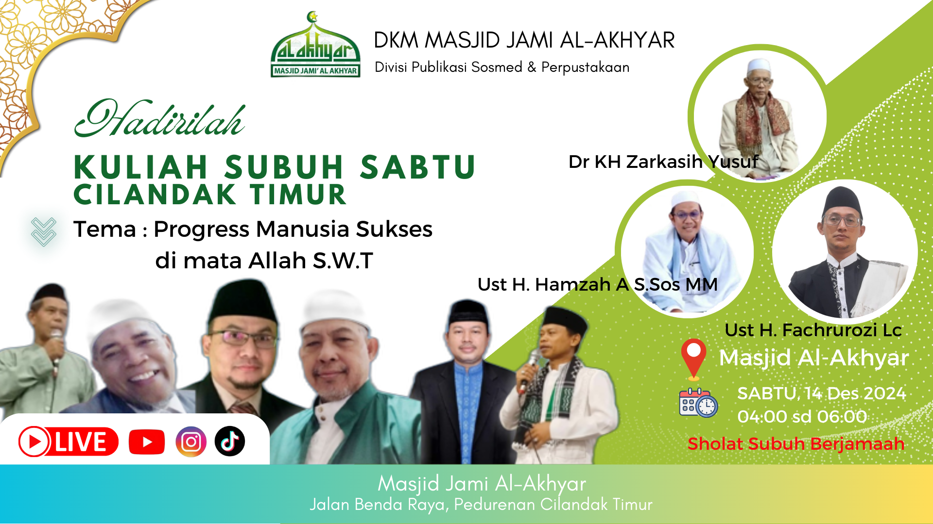 Kuliah Subuh Sabtu Cilandak Timur