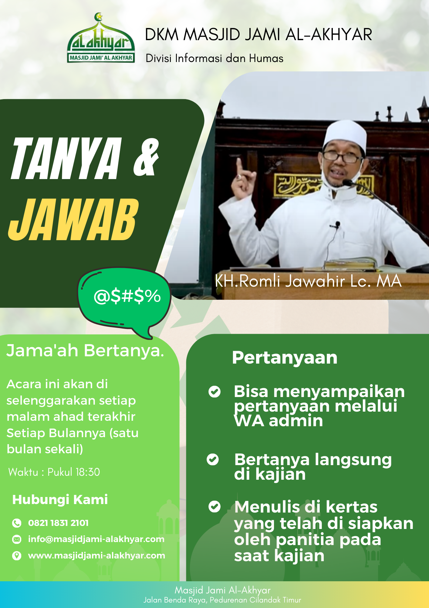 Jama'ah Bertanya Ustadz Menjawab