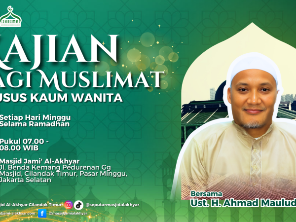 Kajian Ahad pagi Kaum Akhwat/Wanita