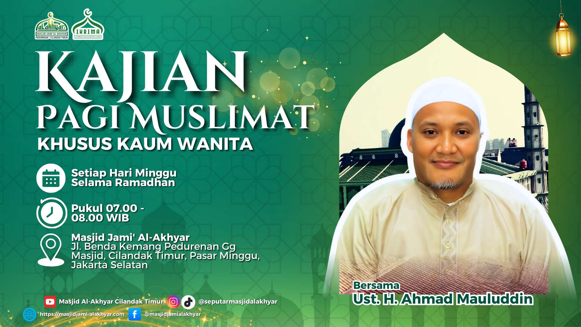 Kajian Ahad pagi Kaum Akhwat/Wanita